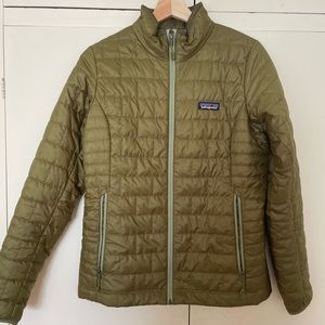 Olive Green Patagonia Nano Puff